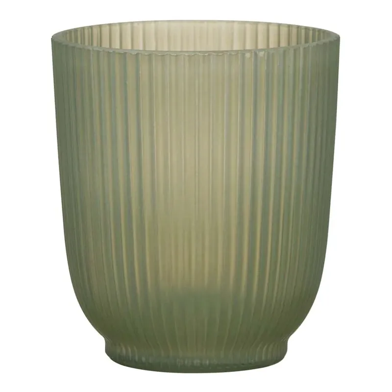 Vaso per orchidee Scheurich 314/15 in vetro verde