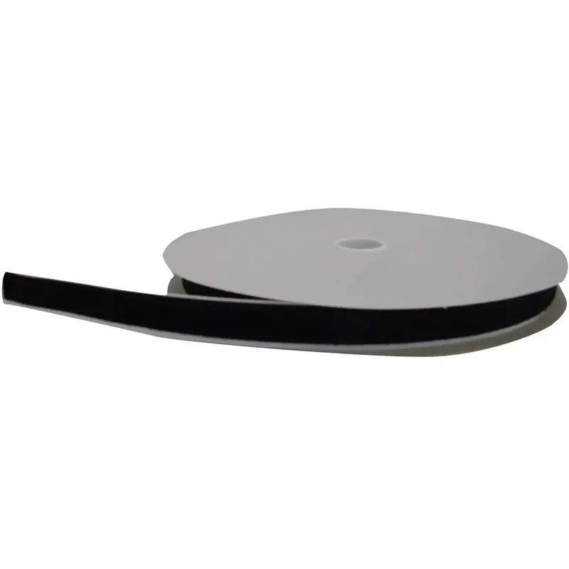 Nastro adesivo velcro femmina 50 mm x 25 m nero al taglio