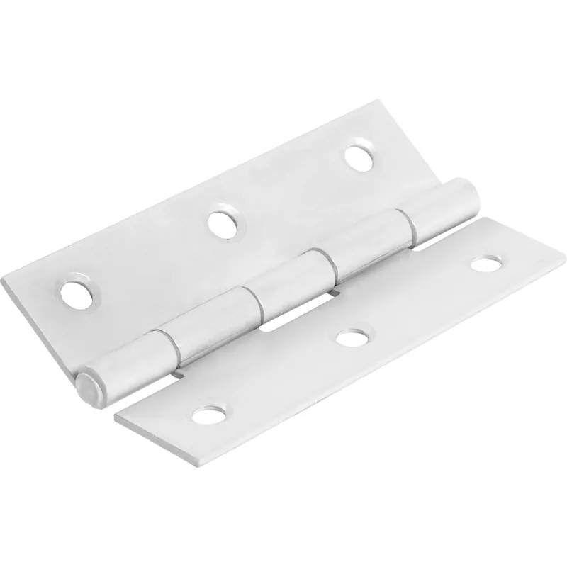 Cerniera sottile bianca verniciato a polvere 80x42 mm