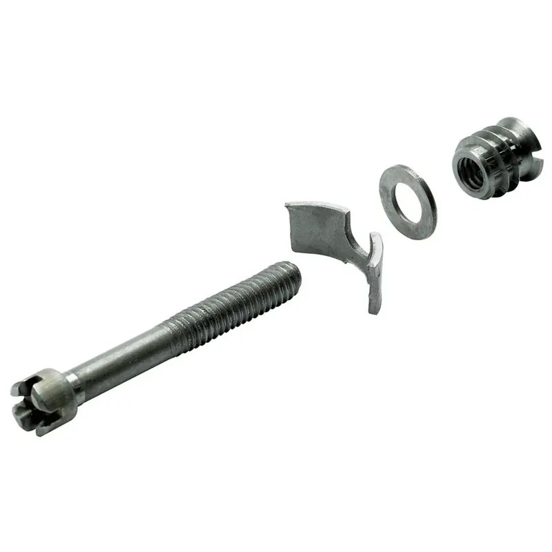 Vite di collegamento con bussola da avvitare Ø 8 x 60 mm acciaio 2 pz