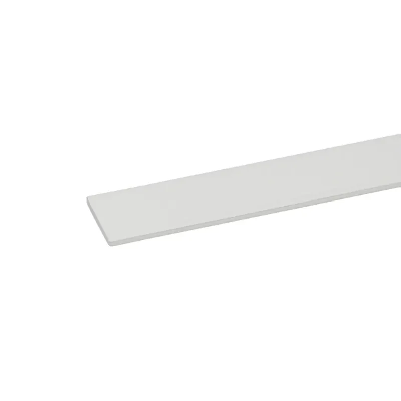 Profilo piatto 2 m 15x2 mm alluminio bianco