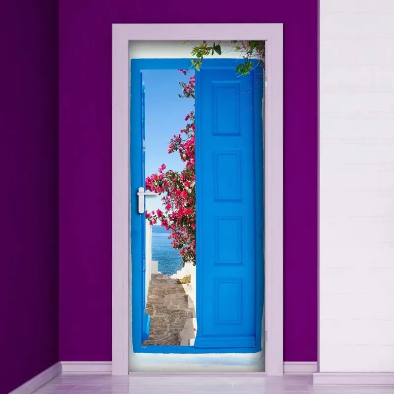 Decorazione Autoadesiva per porta Sea View 210x83 cm
