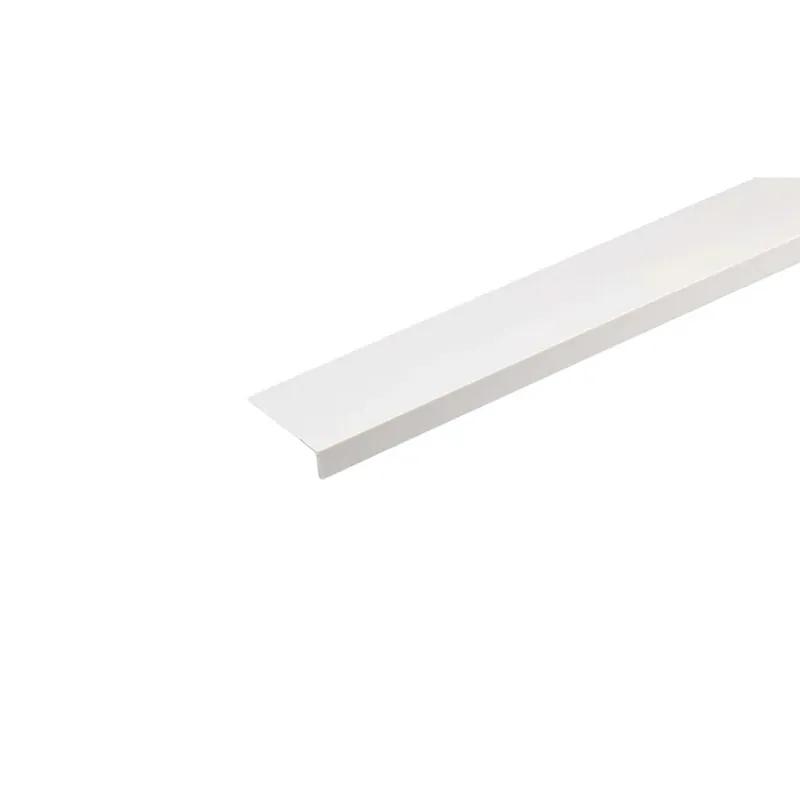Profilo angolare a L 1 m 40x10 mm in pvc bianco