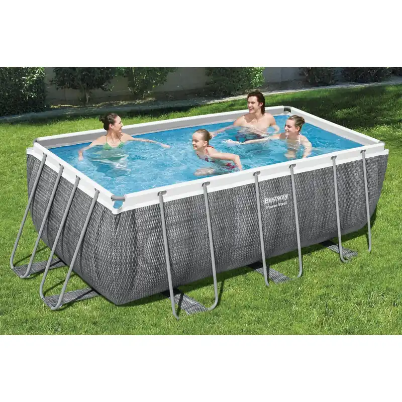 Piscina fuori terra tubolare in pvc/acciaio Bestway Pw SteelFrame 412x201x122 cm