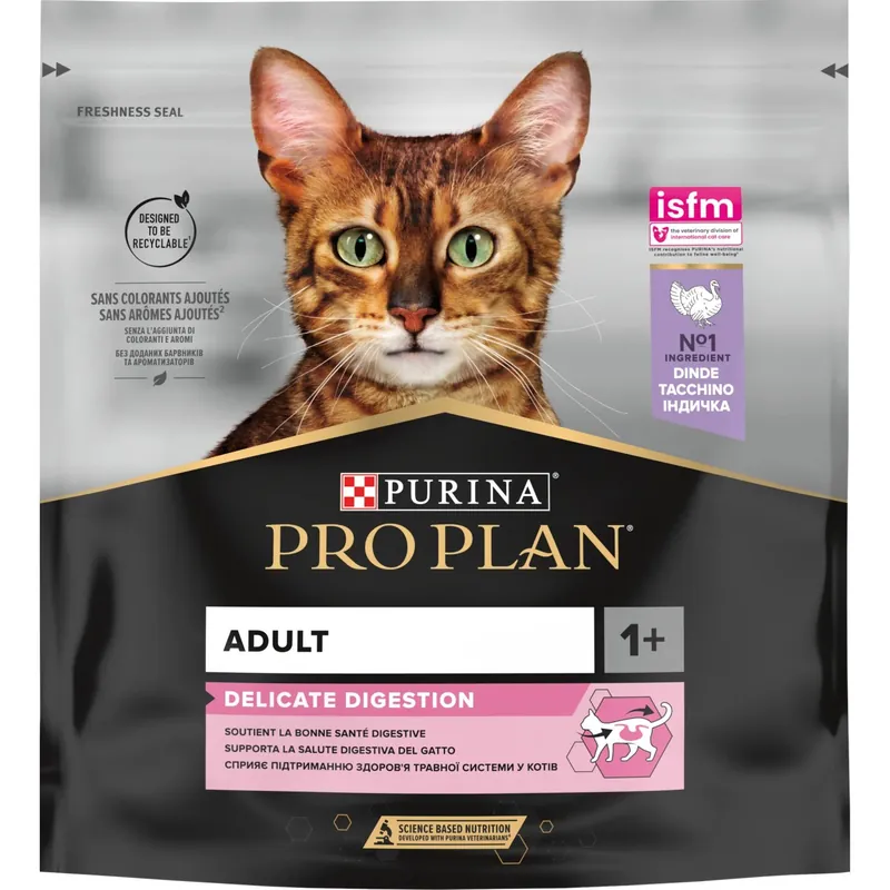 Cibo secco ricco di Tacchino Purina ProPlan adult 1+ delicate digestion