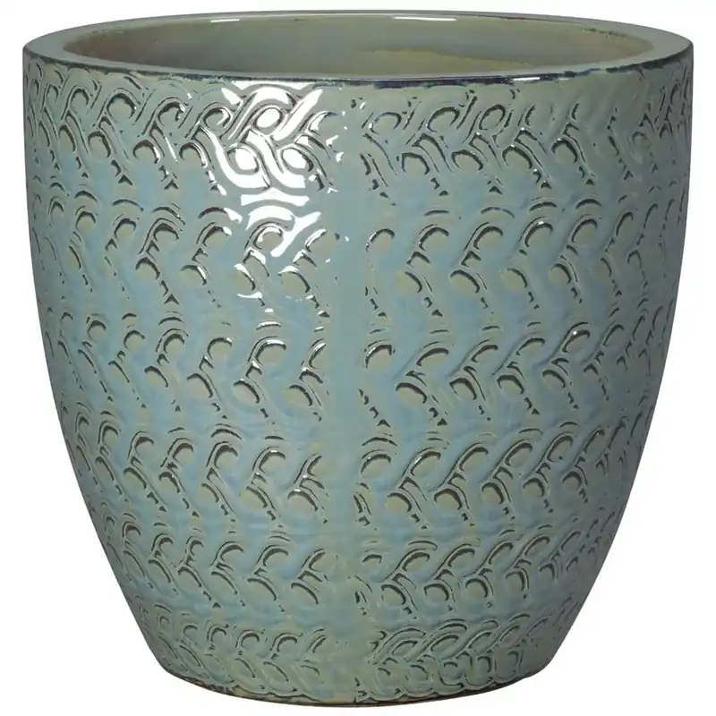 Vaso in terracotta smaltata Woolly Deroma Ø 29 cm