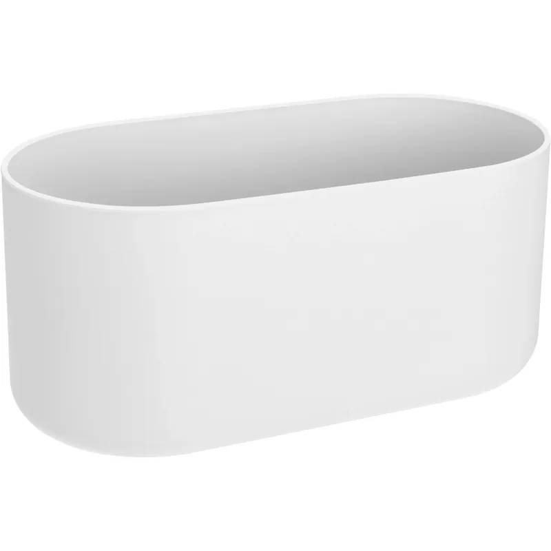 Vaso Soft Duo bianco 27 cm