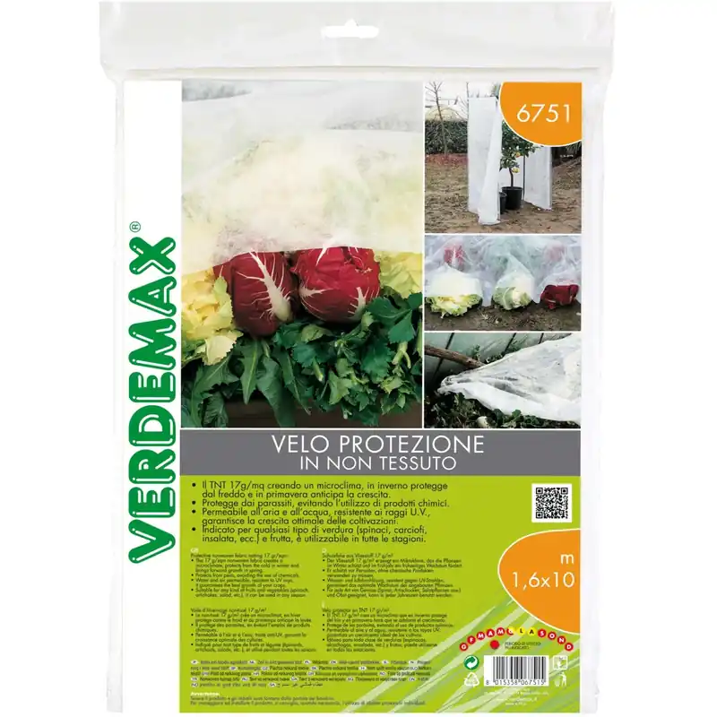 Velo protezione in TNT 17 gr/m² bianco m 1,60x10