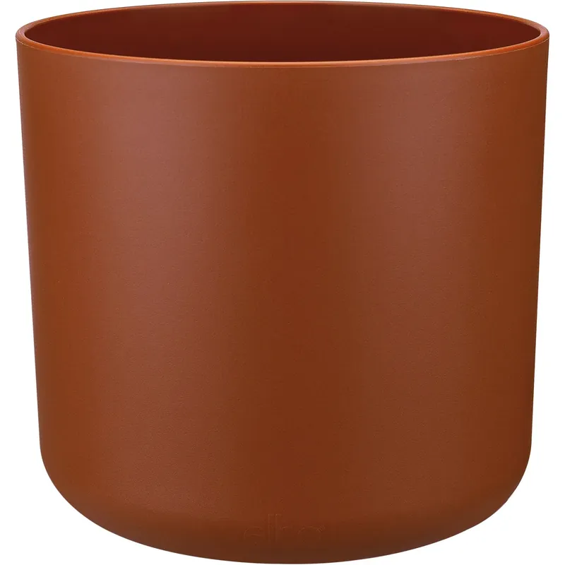 Vaso Soft Round mattone 18 cm