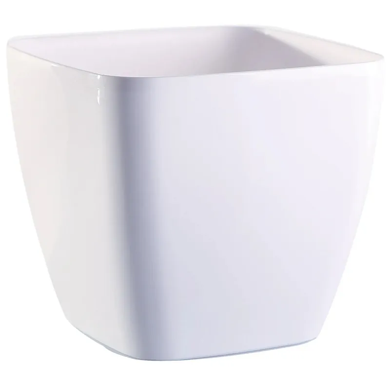 Vaso quadro Queens colore bianco in plastica 145 cm