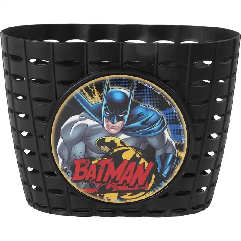 Cestino per bici Batman nero