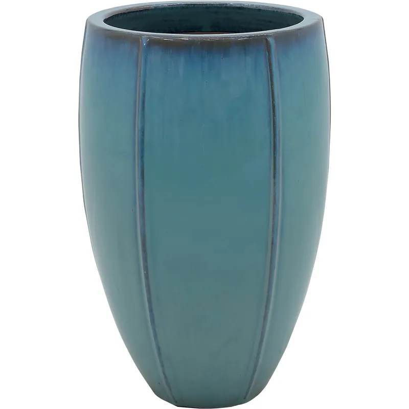 Vaso da esterno blu 40 x 57 cm