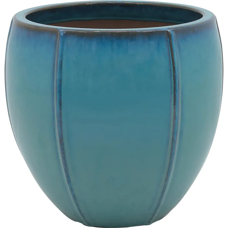 Vaso da esterno blu 33 x 31 cm