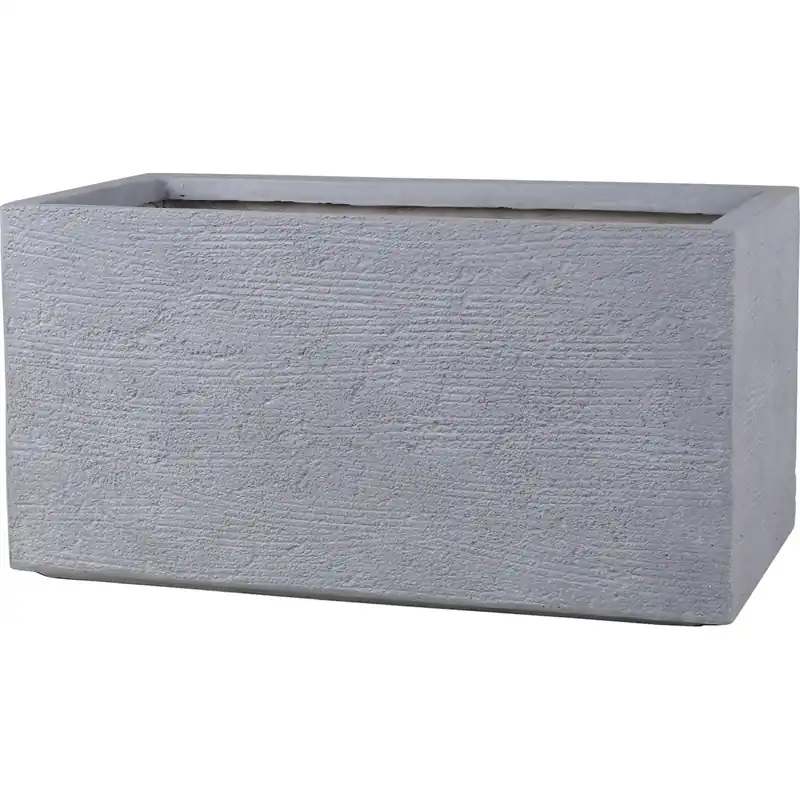 Vaso rettangolare Concrete grigio 60x28x28 cm