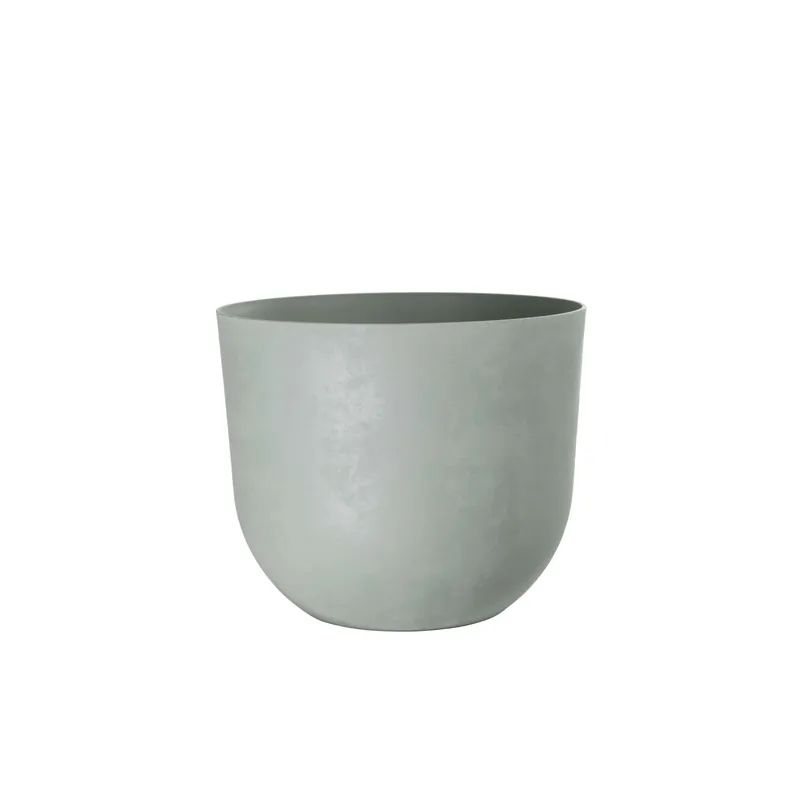 Vaso per piante conca Swingmood 30 cm verde rugiada plastica riciclata
