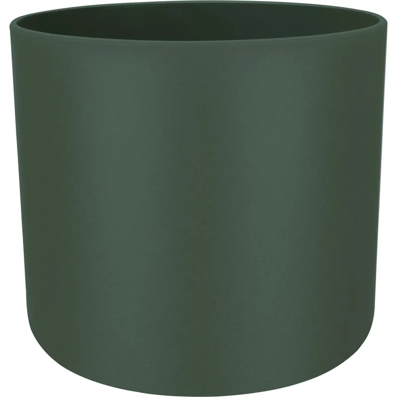 Vaso Soft Round verde 14 cm
