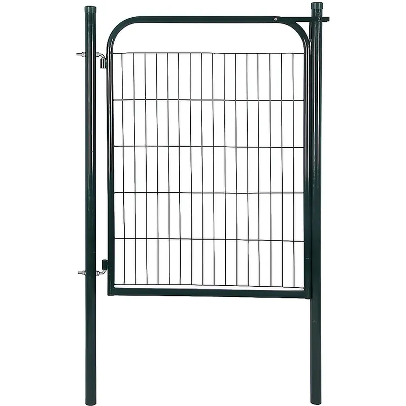 Cancello pedonale in metallo 1x1,03 m verde