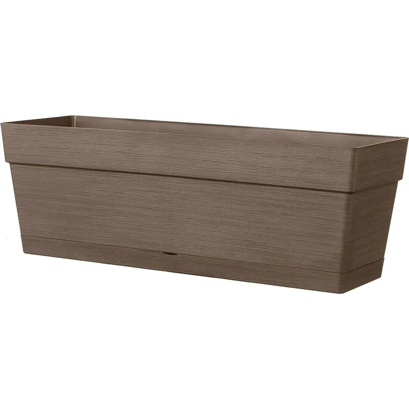 Cassetta Save in plastica cammello 49x17x17 cm