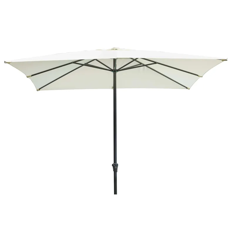 Ombrellone da giardino a palo centrale antivento Ø 300 cm ecrù