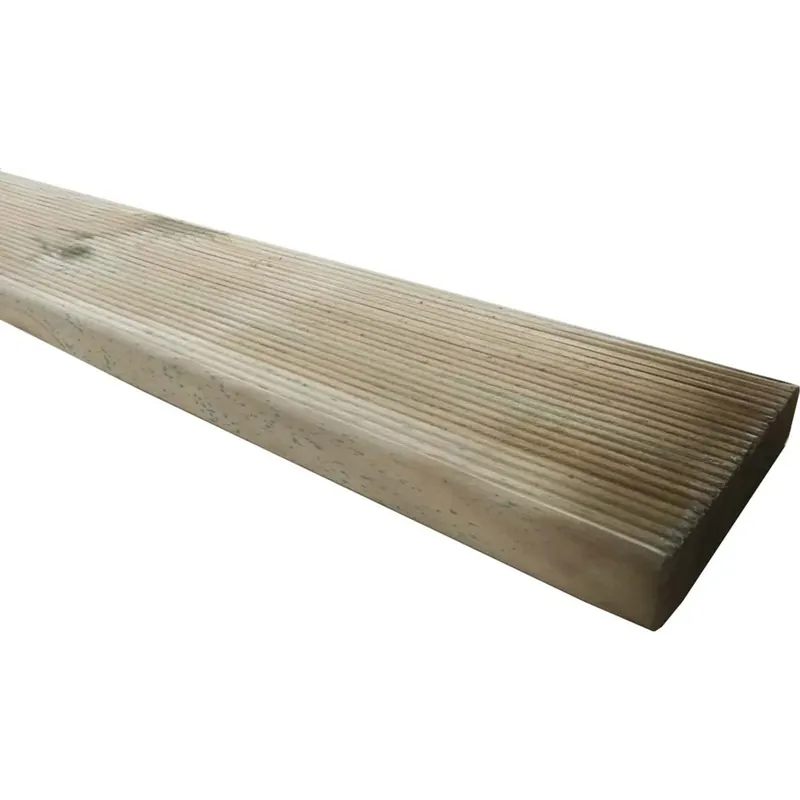 Listello in legno di pino impregnato liscio/zigrinato 1,9x9,3x240 cm