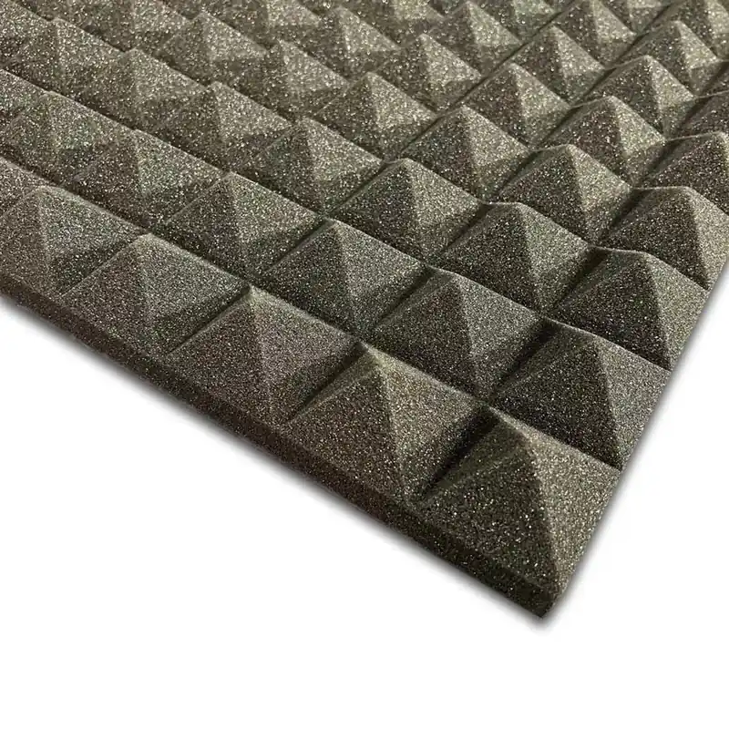 Pannello fonoassorbente piramidale grigio scuro