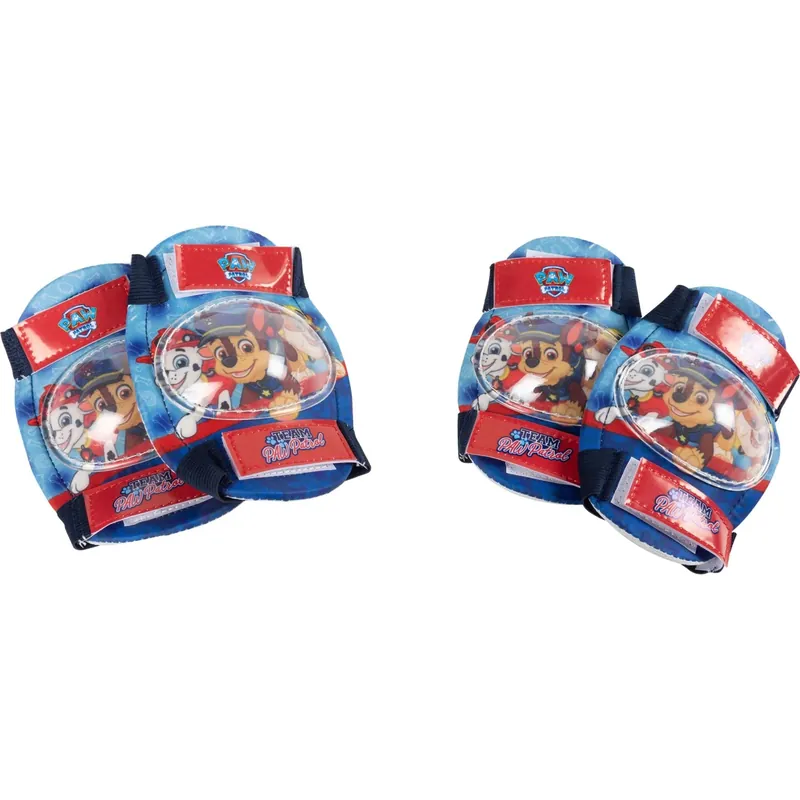 Kit protezione gomitiere e ginocchiere Paw Patrol Boy blu e rosso