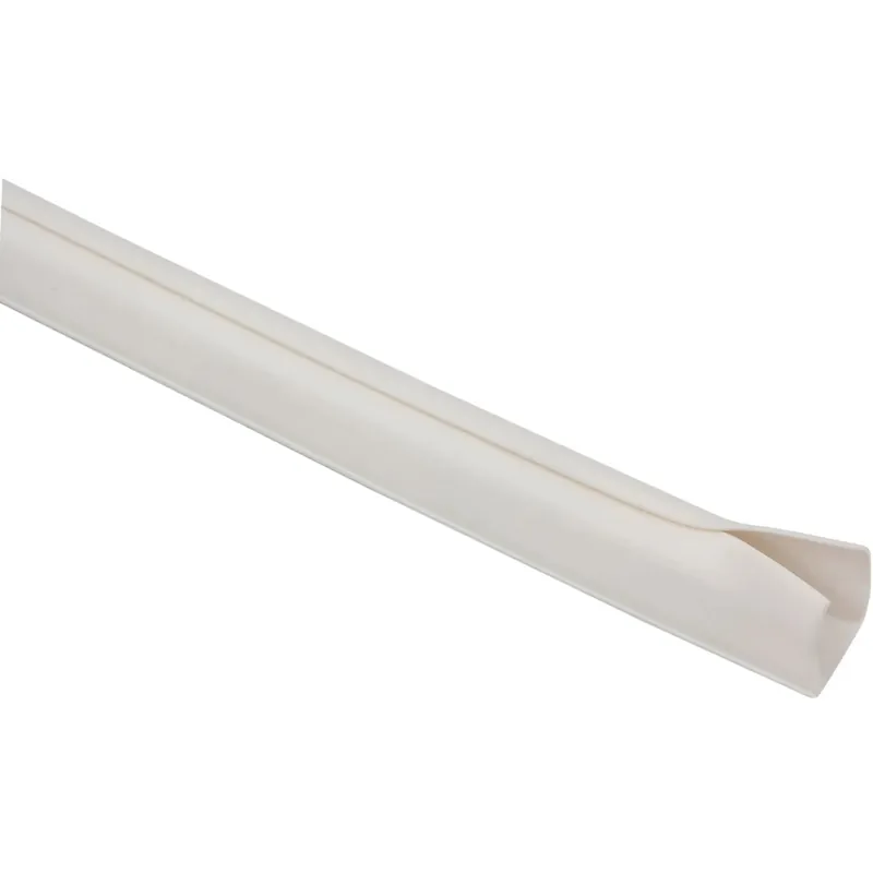 Quattro pezzi canale portacavo adesivo 1 m Ø 10 mm PVC
