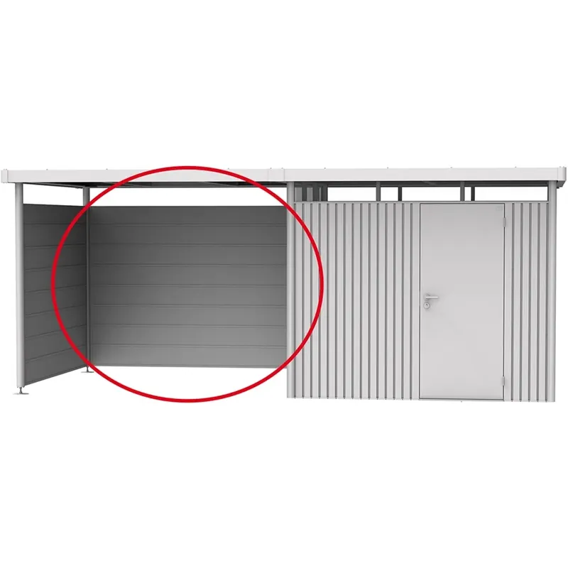 Parete posteriore gr L tetto laterale Biohort casetta HighLine H2-H5 arg