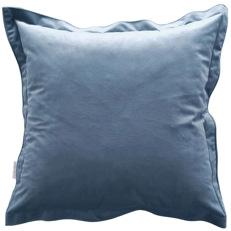 Cuscino velluto acquamarina 50x50 cm