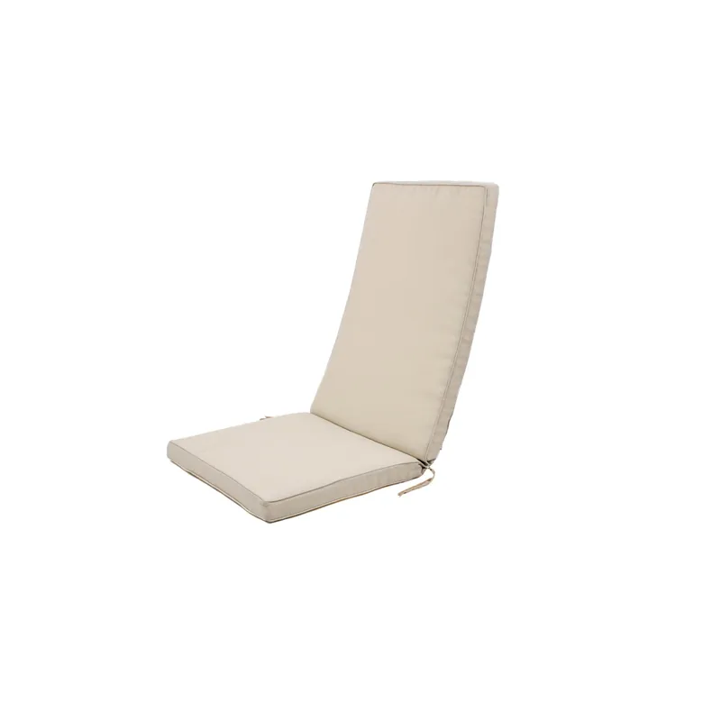 Cuscino per sdraio beige 50x120x5 cm