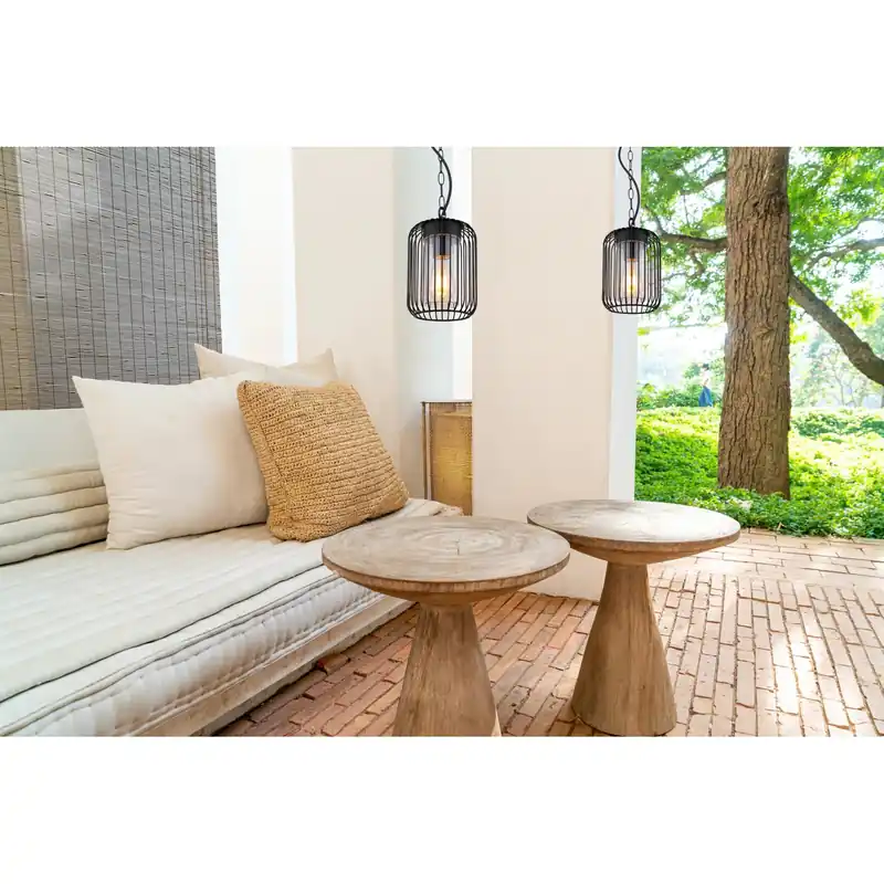 Lampada per esterni Nina a 1 luce nero opaco 160x755 mm E27 max. 15 W