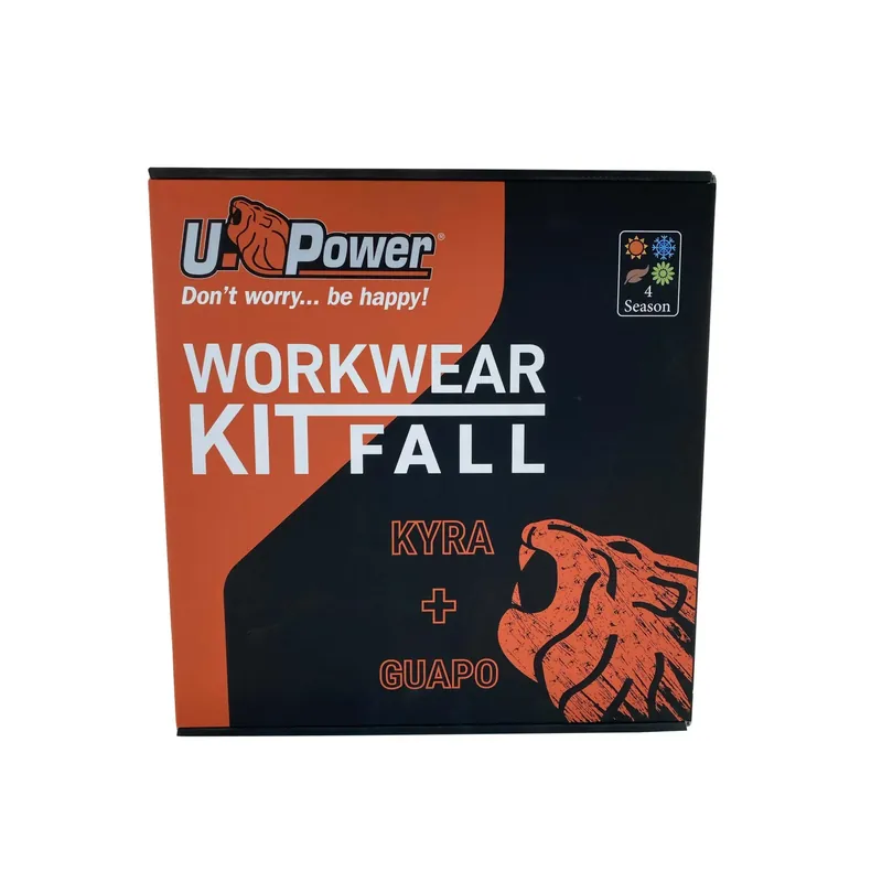 Completo abbigliamento da lavoro U-power Kyra e Guapo nero tg M