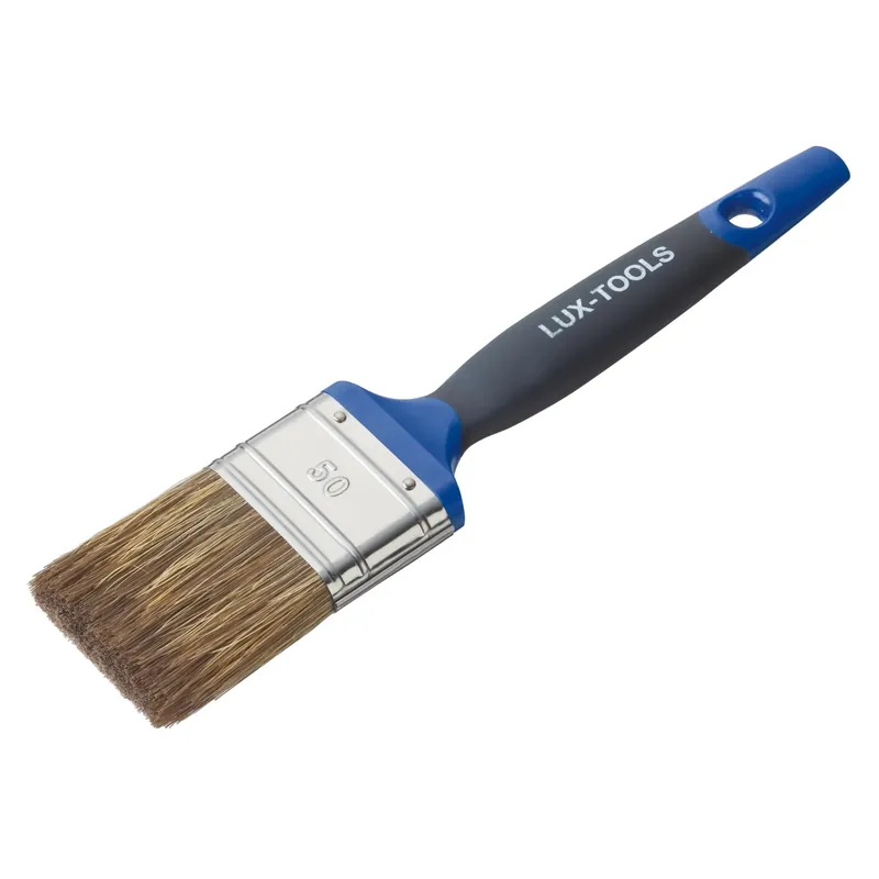 Pennello piatto LUX-TOOLS Soft Grip per vernici trasparenti 50 mm