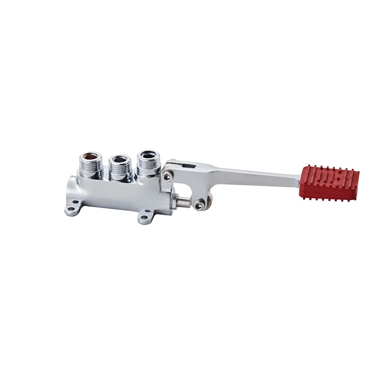 Miscelatore monopedale progressivo fredda/calda con valvola di non ritorno 1/2"
