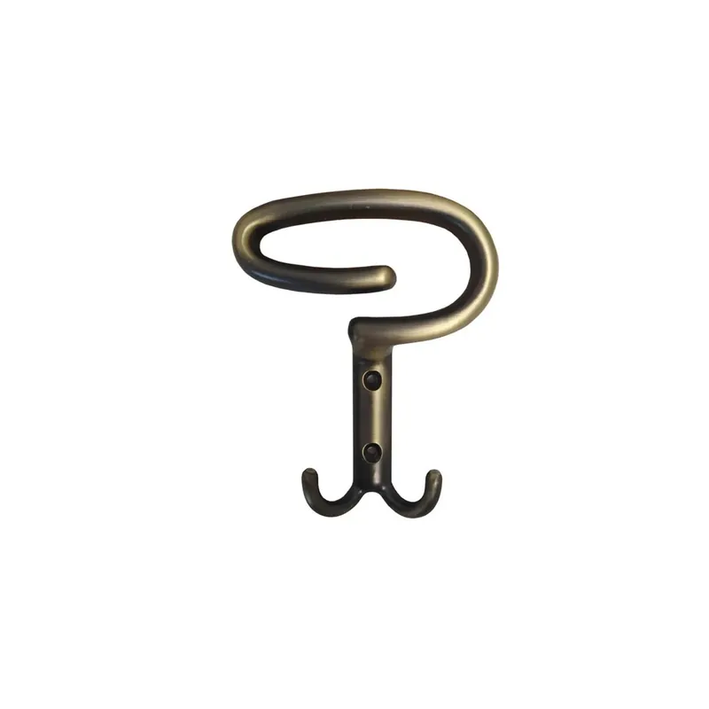 Appendi abiti in zama bronzo L 9,6 x H 13,4 cm