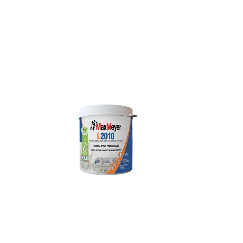 Pittura lavabile MaxMeyer L2010 bianca 0,75 l
