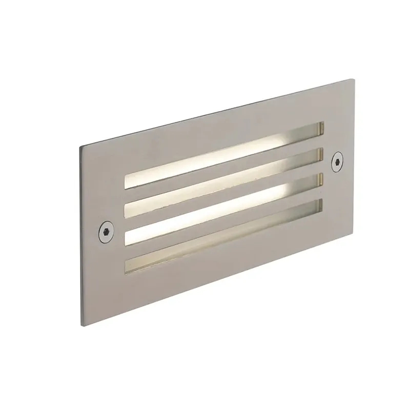 Intec incasso segna passi con griglia LED integrato 8W IP54