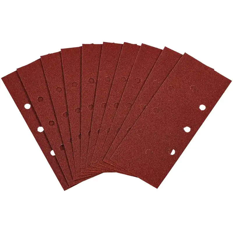 Fogli abrasivi con fori laterali LUX-TOOLS K 40 93x230 mm 10 pz