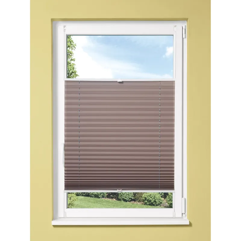 OBI Tessuto plissettato termico controventato Tona 120 cm x 130 cm grigio