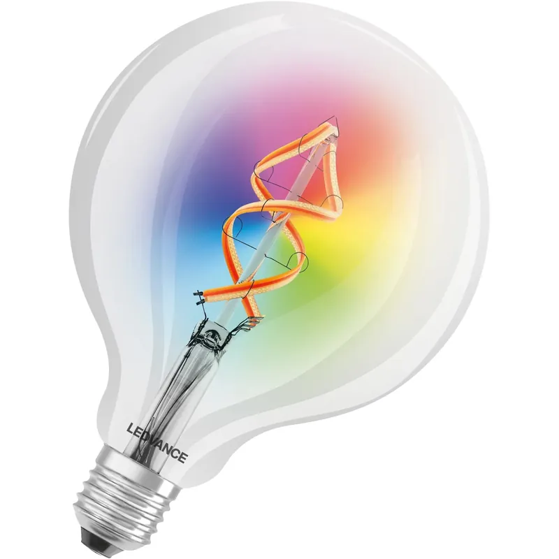 Lampadina LED Ledvance Smart Home+ Wifi Filamento Globo RGBW E27 4.5 W 300 lm