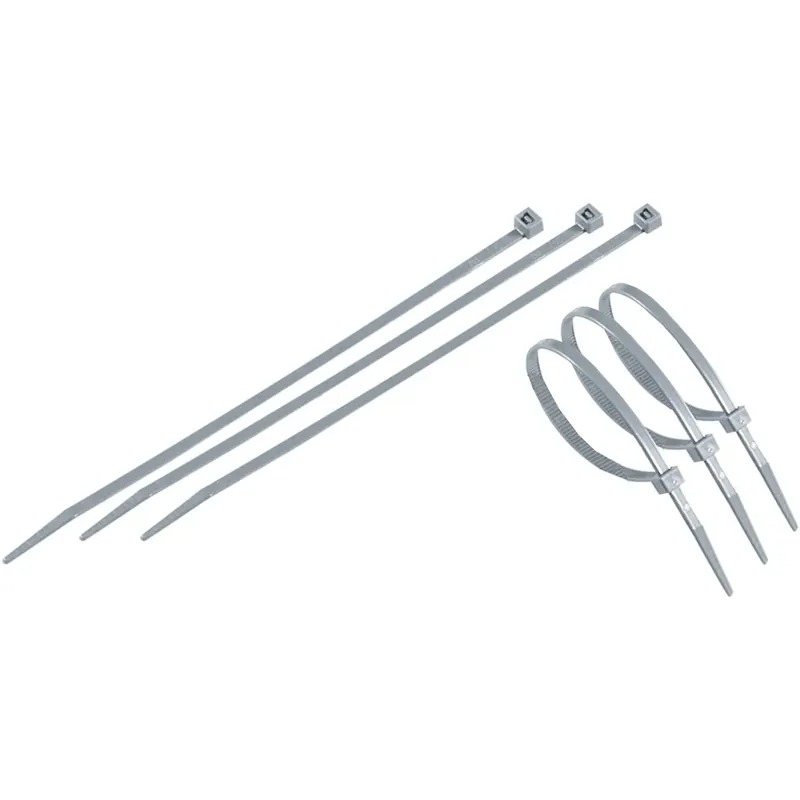 Fascette multiuso in plastica 20 cm grigio, 50 pz