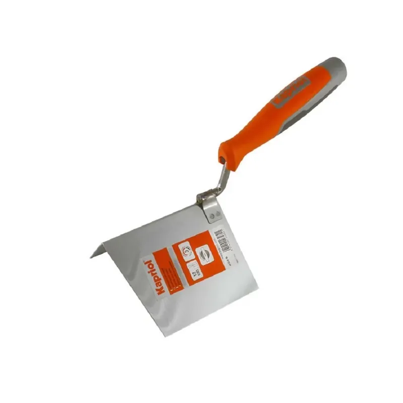 Cazzuolino inox per angoli esterni 12 cm