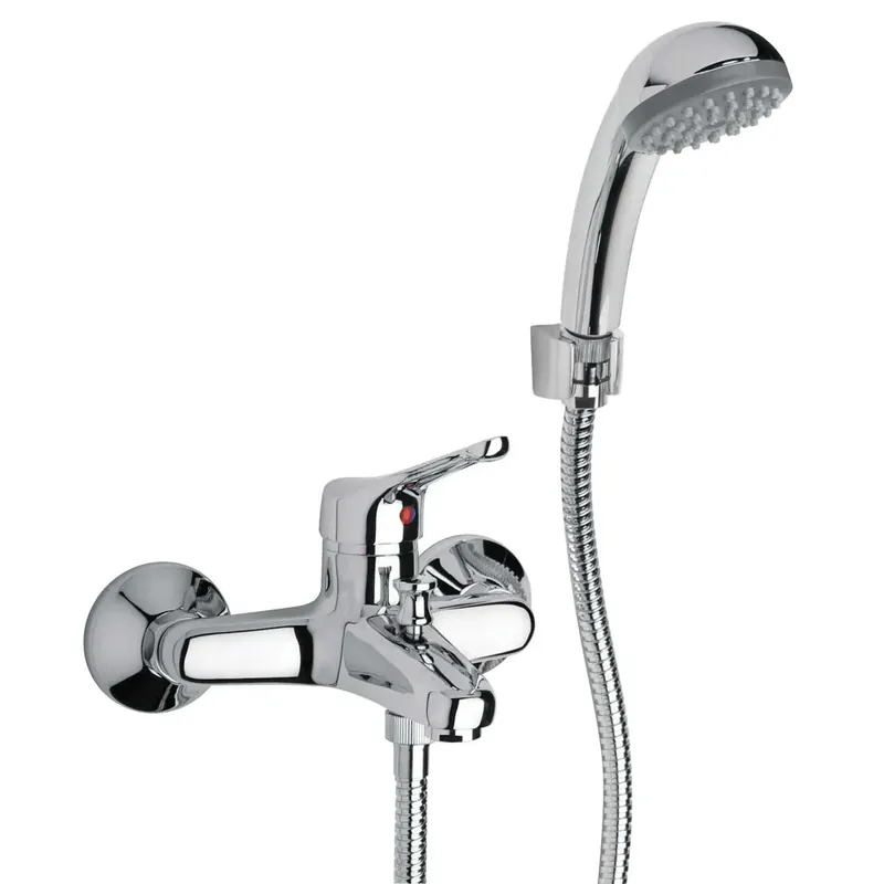 Miscelatore esterno vasca Prime compreso di kit doccia cromo
