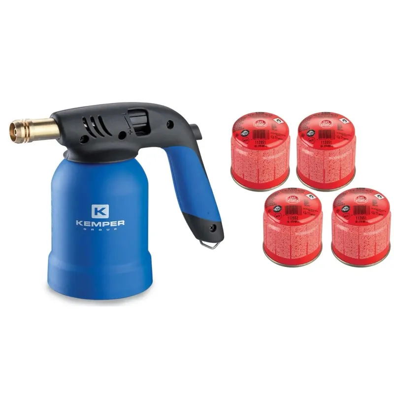 Saldatore Tornado a gas butano kit professionale