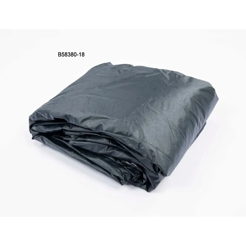 Copertura per piscina in pvc rettangolare Bestway sp. 0,18 cm 652 x 329 cm nero