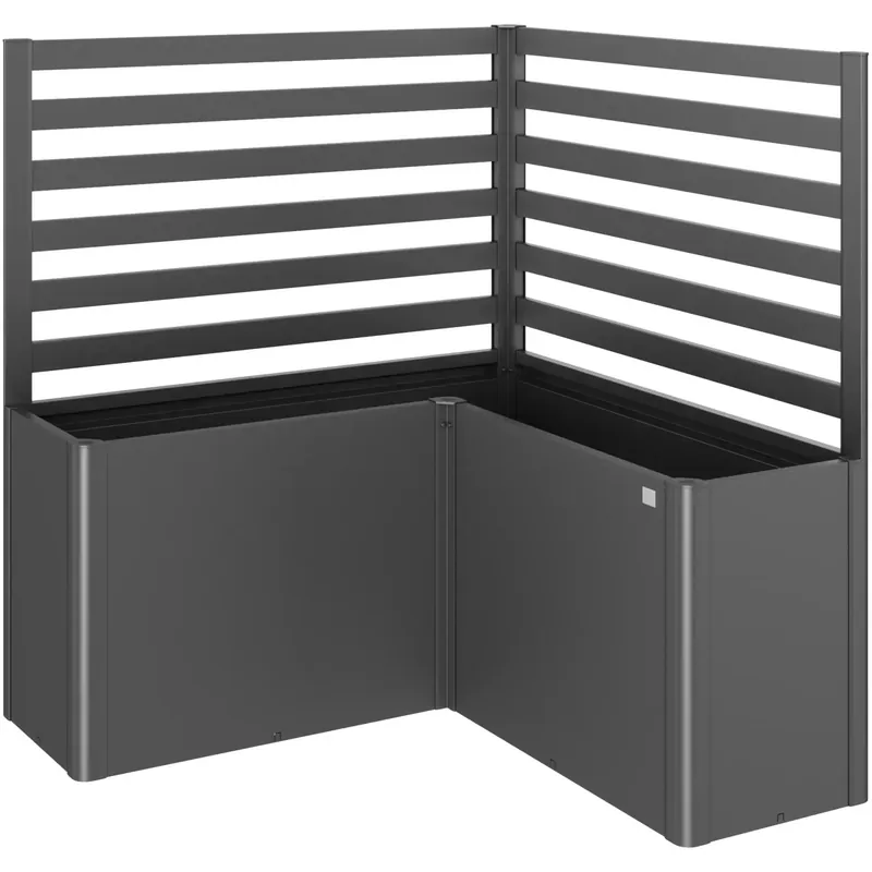 Sostegno per piante Biohort per forma a L 150 cm Grigio scuro met 2 pz
