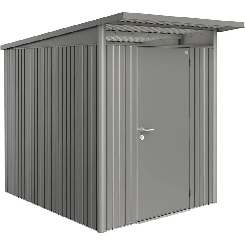 Casetta da giardino Biohort in metallo AvantGarde sp. 0,5 mm quarzo 3,24 m²
