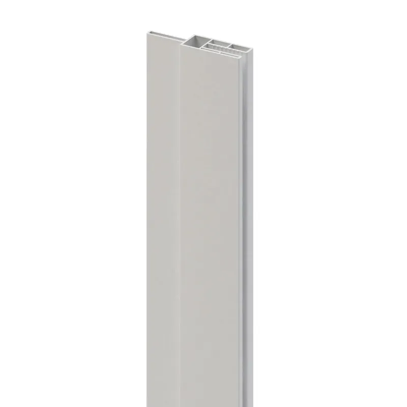 Kit compensazione telaio porta in PVC bianco pastello