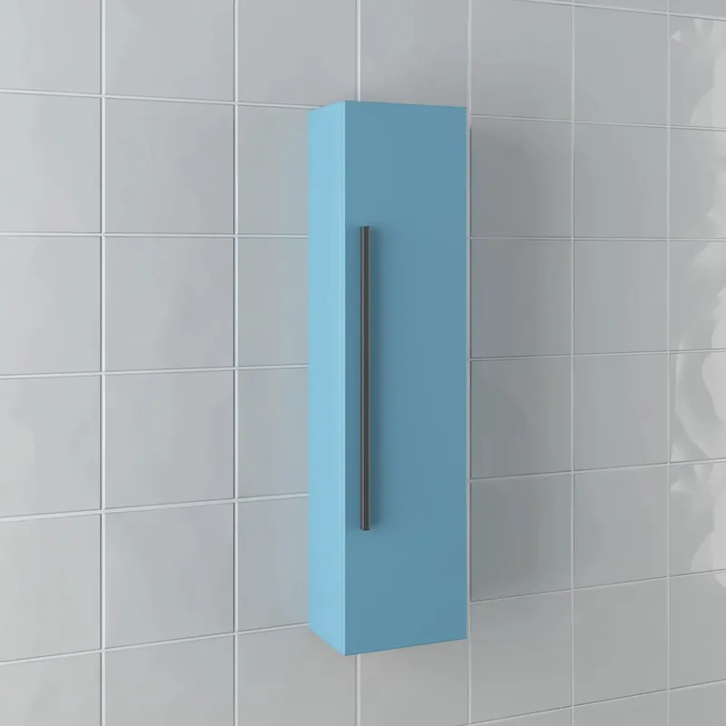 Pensile ad 1 anta 34x34 cm colore blu bermuda