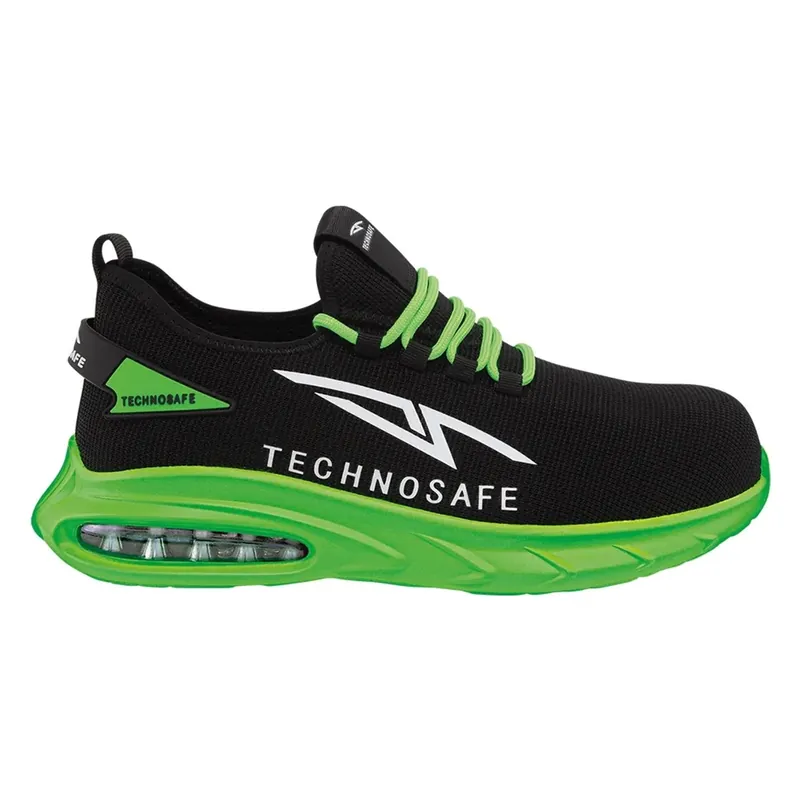 Scarpa antinfortunistica Technosafe S1PL SR ESD verde fluo tg 46